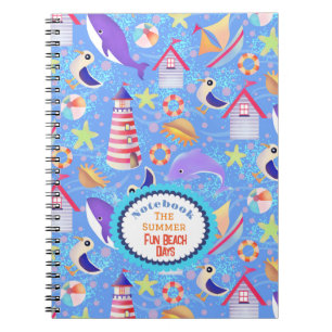 Fun Beach Blue Carnet