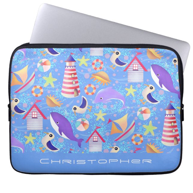 Fun Beach Blue Electronics Sac (Devant)