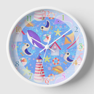 Fun Beach Blue Horloge