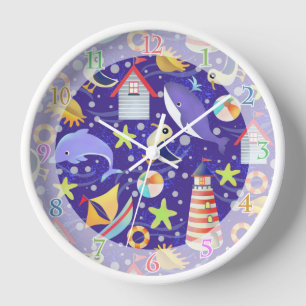 Fun Beach Blue Horloge