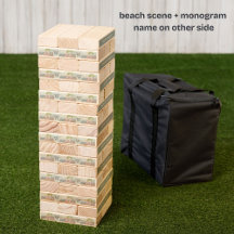 Fun Beach Palm Flamingo Family & Friends Custom