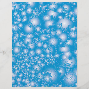 Fun BLEU Abstrait Encre Super motif de splash