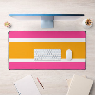 Fun Bright Candy rose Jaune Blanc Rayures de cours