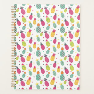 Fun Bright Tropical Pineappy motif