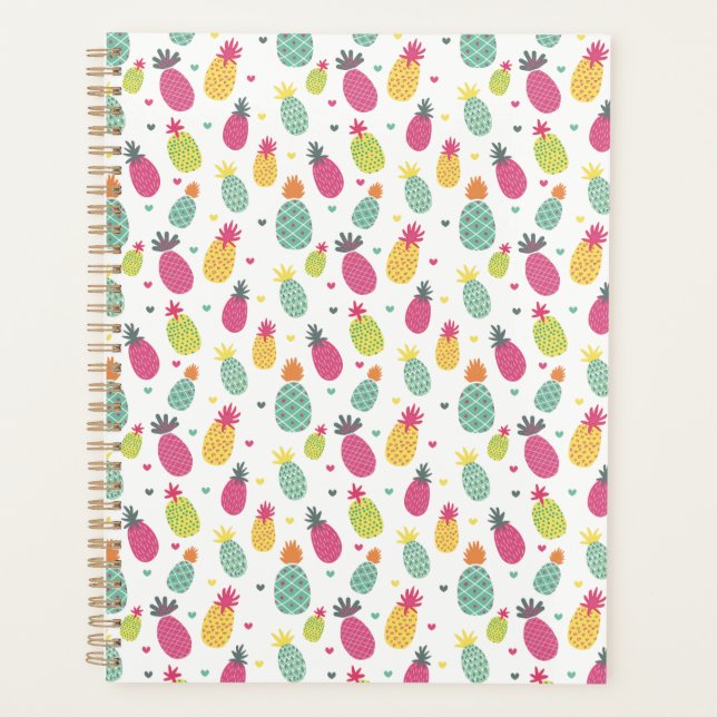 Fun Bright Tropical Pineappy motif (Devant)