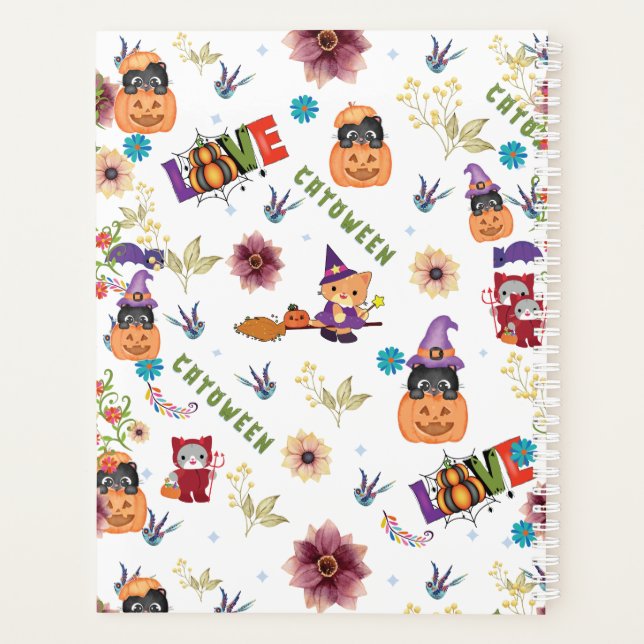 Fun Casquette violet Catoween, mignon Citrouille o (Dos)