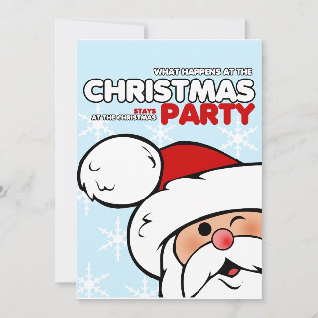 Fun Christmas Party Invitations (Devant)