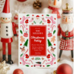 Fun Colorée Noël Fête Invitation<br><div class="desc">Préparez-vous à jeter un coup d'oeil aux couloirs avec cette invitation amusante et colorée à la fête de Noël ! Plein de couleurs vives et d'éléments de design gais, cet invitation vous accueille pour une fête animée et festive. Idéal pour des réunions de tous âges, c'est le moyen idéal de...</div>