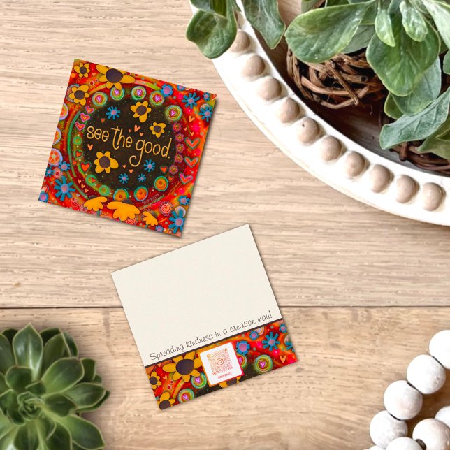 Fun Colorful Voir Les Bonnes Cartes De Bonté Inspi (Colorful and inspirational Inspirivity, kindness cards. Give out some Positive Vibes today!)