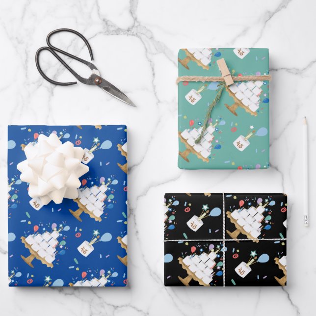 Fun Covid Toilette Papier Anniversaire Gâteau Quar (Recto)