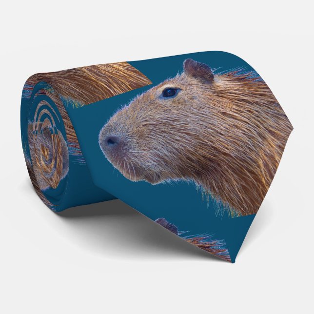 Fun Cravate Capybara (Roulé)