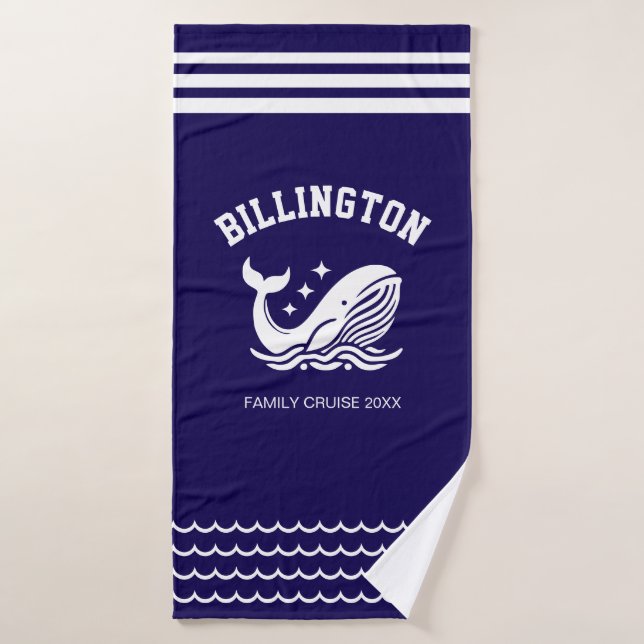 Fun Cruise Ship Beach Towel – Family Reunion  (Serviette de bain)