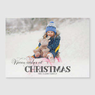 Fun Custom Christmas Typographie Photo