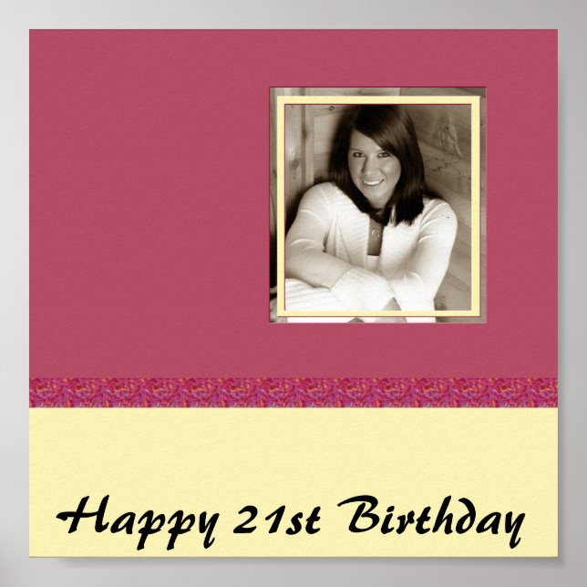 FUN CUSTOMIZABLE PHOTO AUTOGRAPH POSTER (Devant)