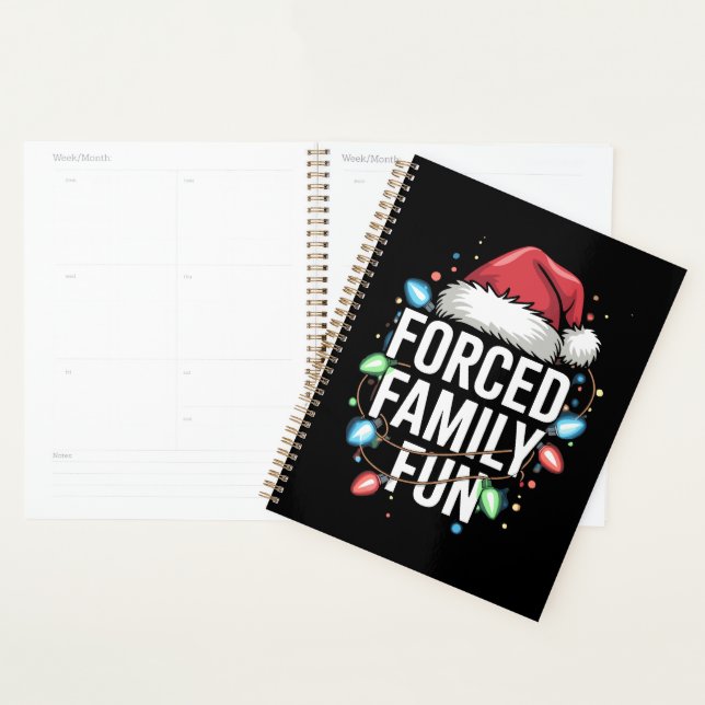 Fun de famille forcé Sarcastique Noël drôle (Devant avec enveloppe)