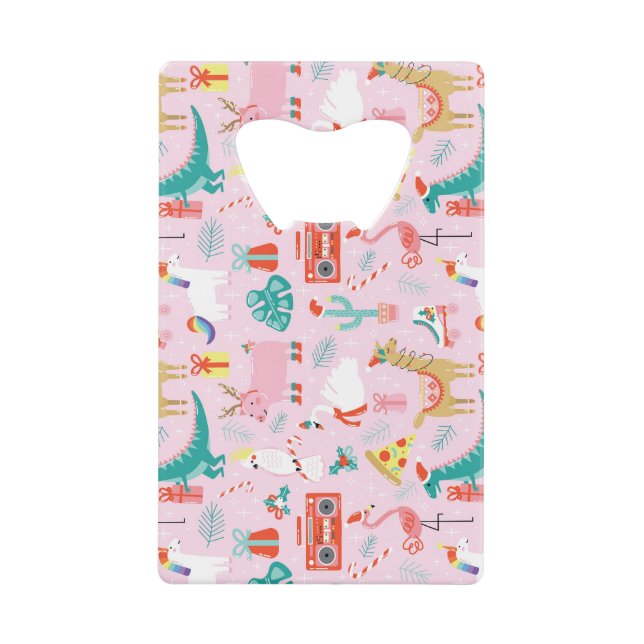 Fun de Noël : Animal Motif sans Seamless. (Devant)