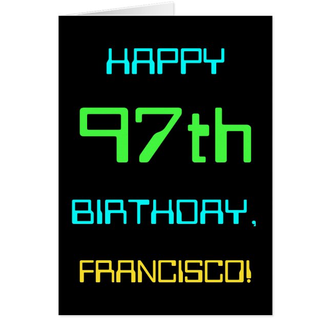 Fun Digital Computing Themed 97th Birthday (Devant)