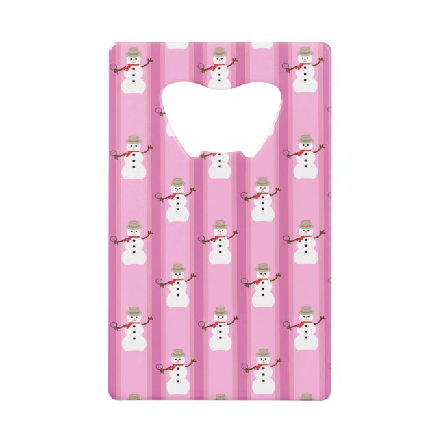 Fun et Fancy Pink Snowman Inspecteur (Devant)