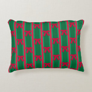 Fun et fantaisie rayé Coussin de la boîte de Noël