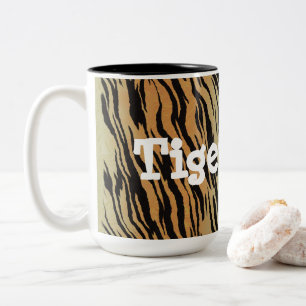Fun Exotic Tiger brasse tasse