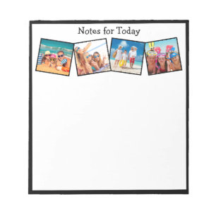 Fun Family Vacation Photos Notes pour le Bloc-note
