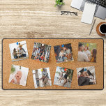 Fun Faux Cork Bulletin Board Multi-photo<br><div class="desc">Une façon amusante et unique d'afficher huit photos de gardiens sur ce faux tapis de bureau "cork board"! Les photos ont un aspect réaliste,  y compris les broches.</div>