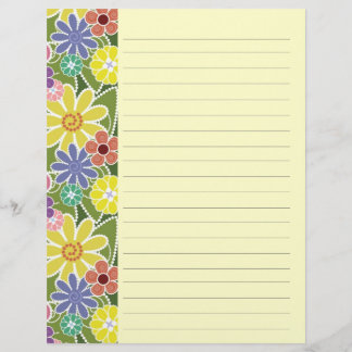 Fun Floral Lumineux Linke Letterhead
