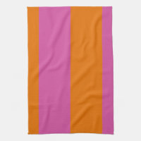 Fun Flowers raypes rose orangé Serviette de thé