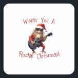 Fun Fun Christmas Frog Rock Band Étiquettes<br><div class="desc">Hilarieux et amusant, ces mignons étiquettes de Frog Rock Band sont assortis à nos cartes, étiquettes et papiers d'emballage Frog Rock Band dans notre magasin, alors assurez-vous de vérifier ceux dans des ensembles de tôles plates et roulés, ainsi que les accessoires comme des rubans! De plus, tous les produits sur...</div>