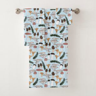 Fun Fungi Champagne Motif de fougère