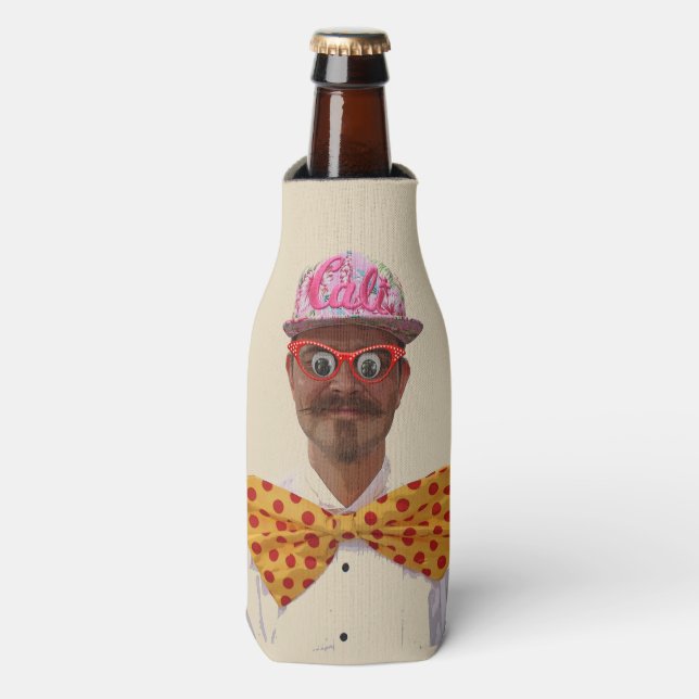 Fun Glacière de bouteille de visage! (Bottle Devant)