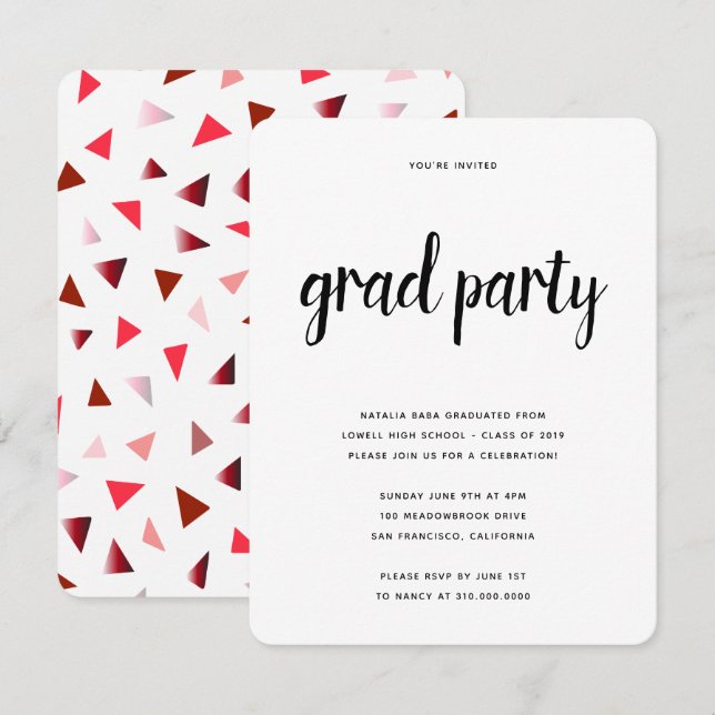Fun Grand Invitation ! (Devant / Derrière)