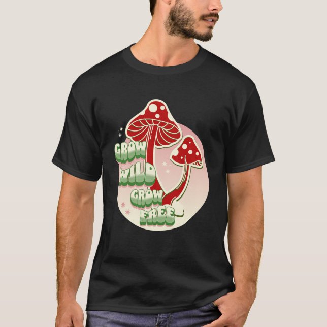 Fun Grow Wild Grow Free Design Pullover Sweat - sh (Devant)