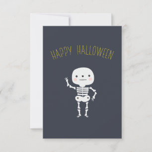 Fun "Happy Halloween" Skeleton personnalisé