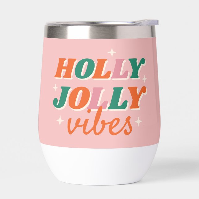 Fun Holly Jolly Vibes Design de Noël (Gauche)