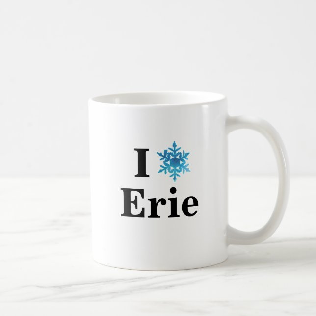 Fun I Snowflake City Café Mug (Droite)