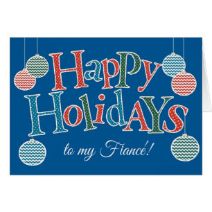 Fun Joyeuses Vacances pour la Fiance, Baubles colo