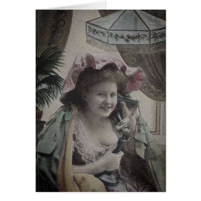 Fun Keeping in Touch Call Me BFF Friends antique  (Devant)