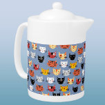 Fun Kitty Cat Motif<br><div class="desc">Beaucoup de chats adorables pour les amoureux des animaux. Art original de Nic Squirrell.</div>