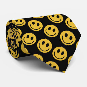 Fun Mens face à la cravate noire motif
