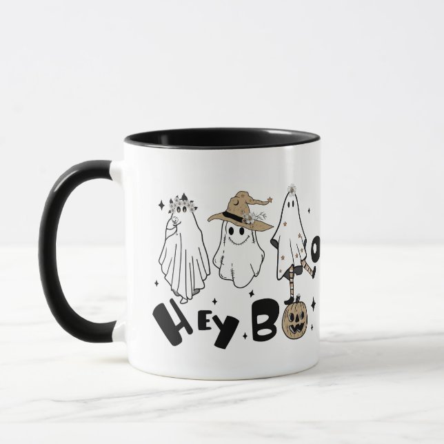 Fun mignon Fantôme Whimsical Halloween Mug (Gauche)