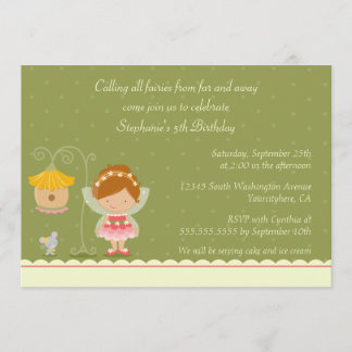 Fun mignon invitation à la fête d'anniversaire de