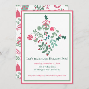 Fun Noël Fun Invitation