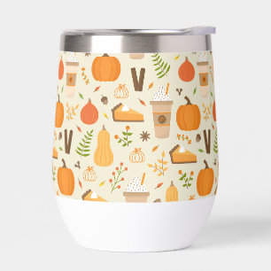 Fun Orange Fall Motif