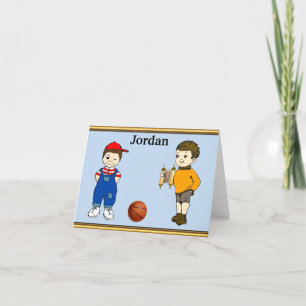 Fun Personnalisé Bar-Mitzvah Cartes de notes pour