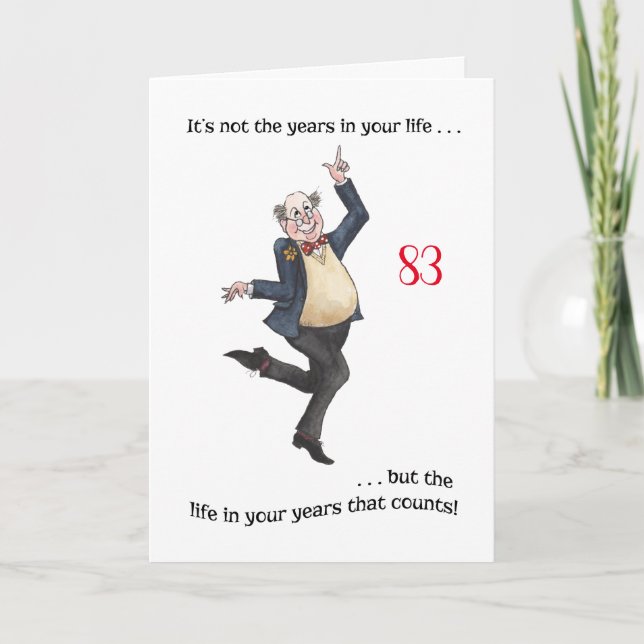 Fun personnalisé Carte d'anniversaire spécifique à (Devant)
