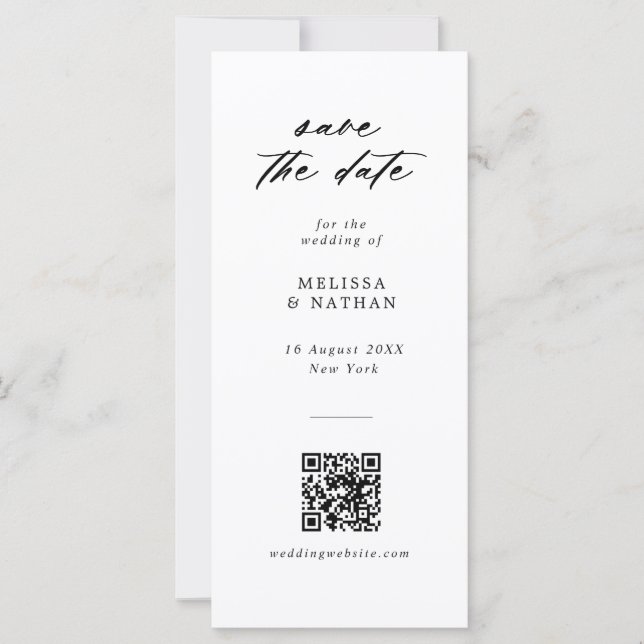 Fun Photobooth Strip QR Code Mariage Enregistrer l (Devant)