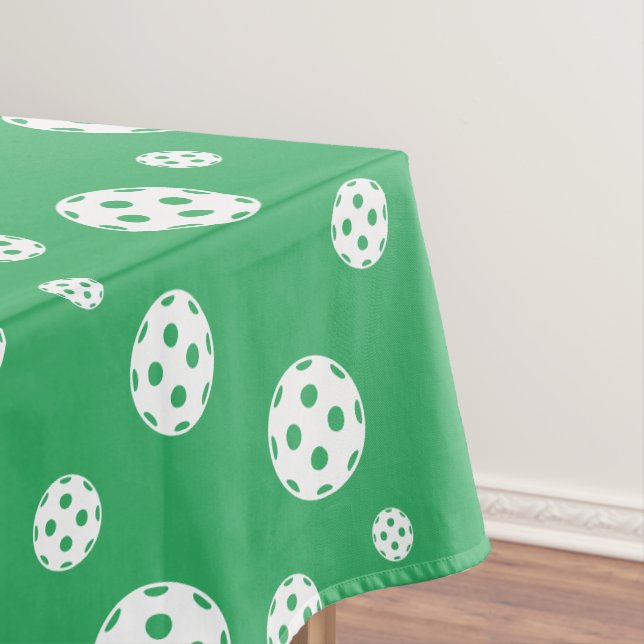 Fun pickleball sport motif nappe design (In Situ)