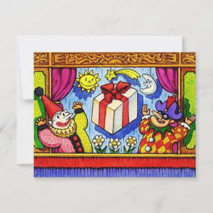 FUN PUPPET PARTY THÈME ANNIVERSAIRE INVITATION INV