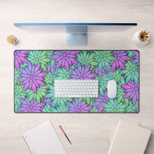 Fun Purple et Fleurs vertes